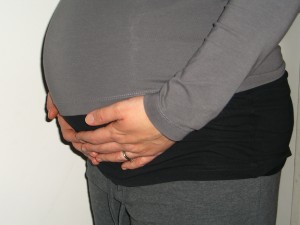 hypnobirthing trainee enjoying pregnancy